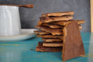 Caramel Sauce & Homemade Daim Bars